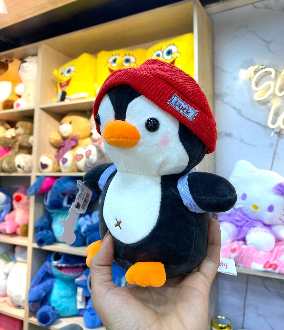 PELUCHITO PINGÜINO MALETICA 22cm