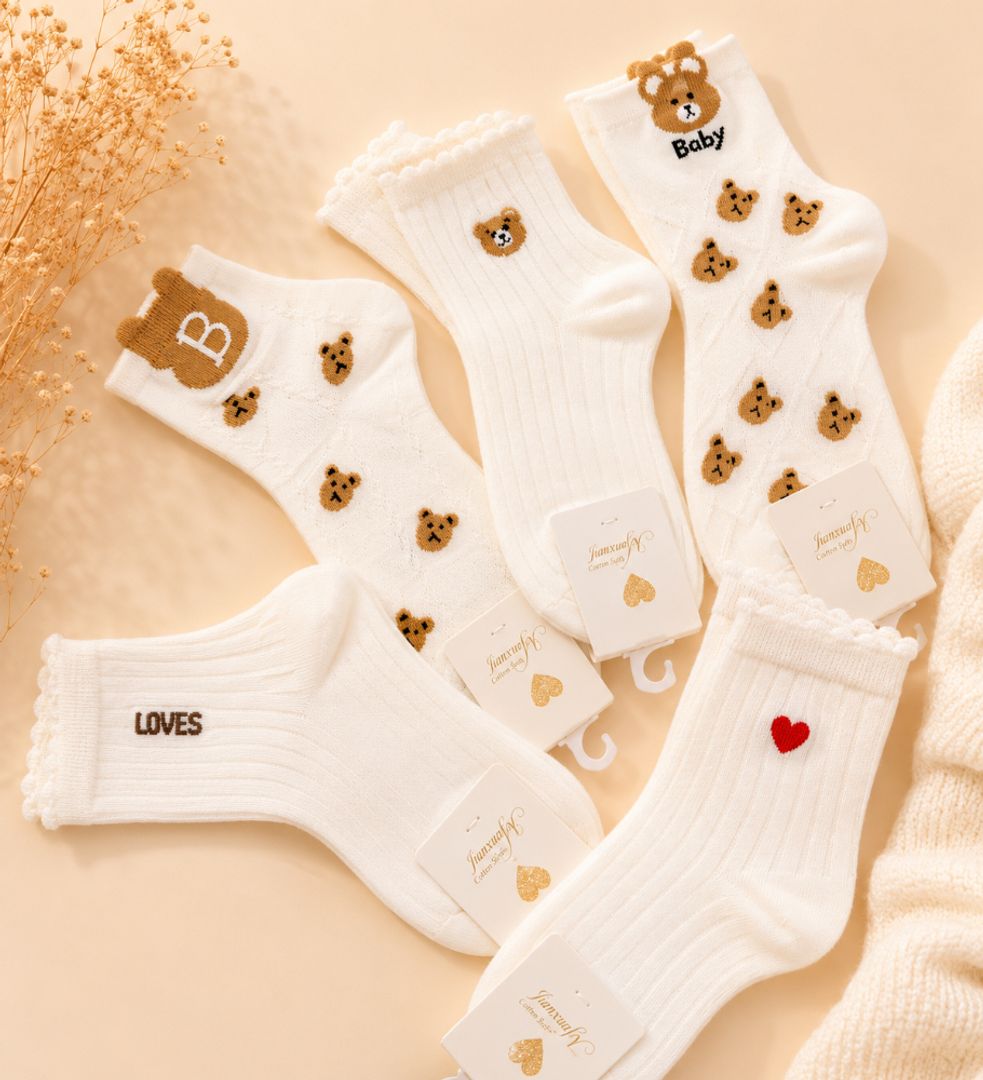 Medias 3/4tos bear 