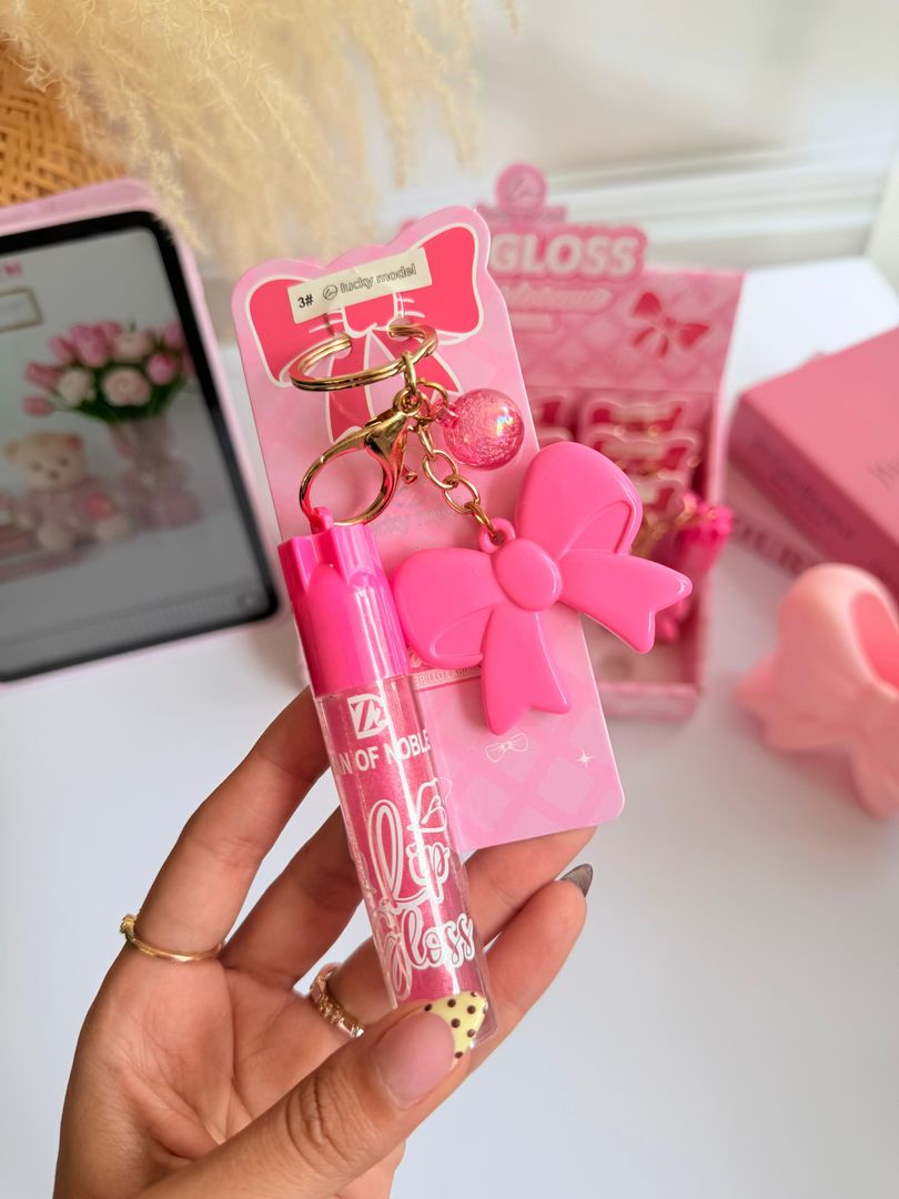 GLOSS LLAVERO PINK COQUETTE