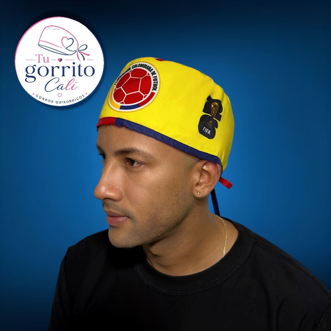 Mundial selección Colombia amarillo hombre