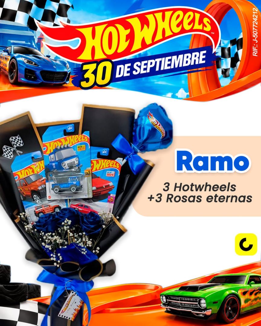 RAMO 3 HOTWEELS 