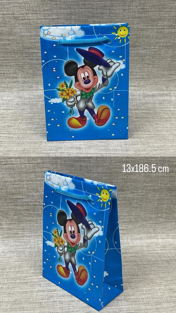 BOLSA DE REGALO DRE MICKEY MOUSE 