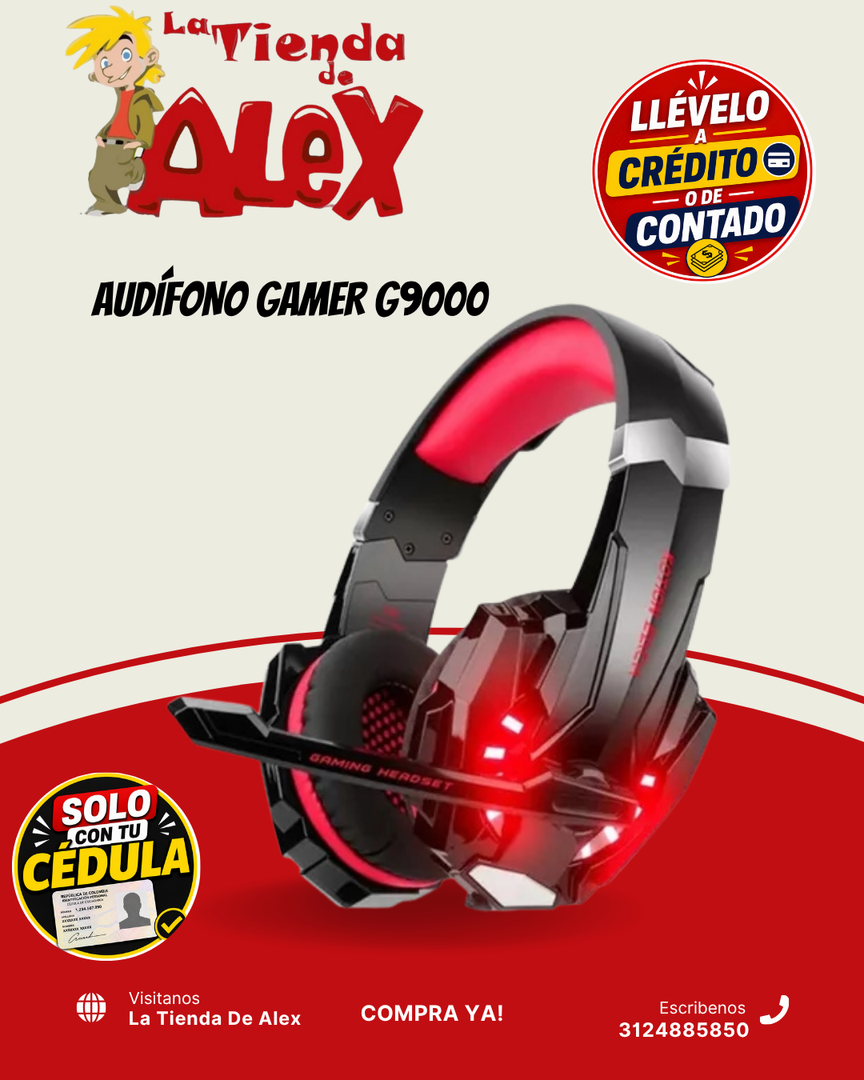 AUDÍFONO GAMER G9000