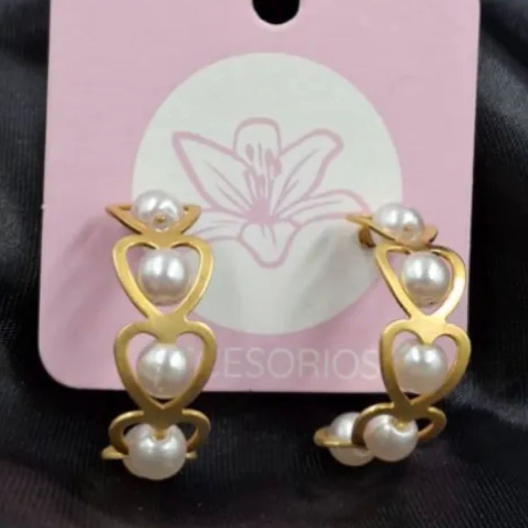 ARETA PERLAS CORAZÓN 