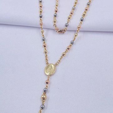 Imagen del producto Rosario #4 Tres Tonos 60cm