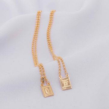 Imagen del producto ESCAPULARIO GADALUPE MILITAR BALIN  2MM 60CM 715010A211