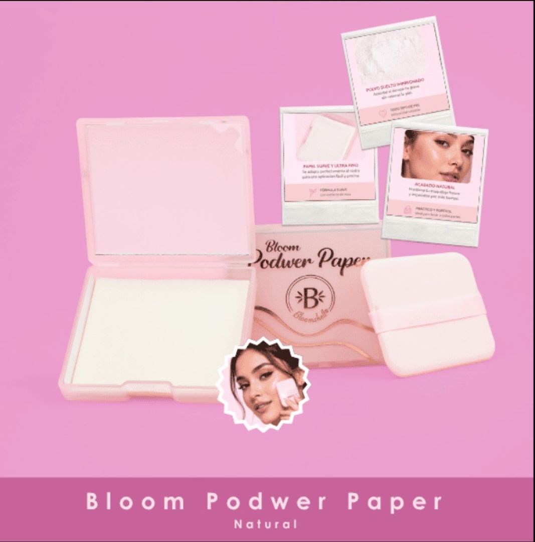 Bloom powder paper natural /papel absorbente #1