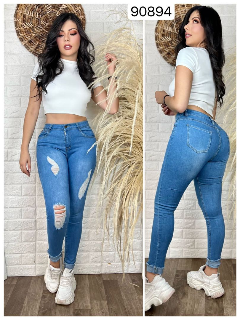 Jeans Skinny 50.000 _ Con rotos