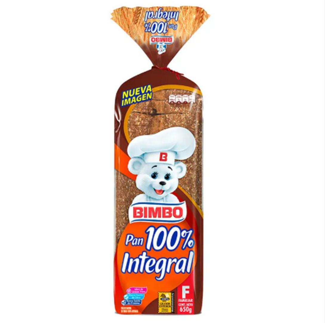 PAN TAJADO BIMBO INTEGRAL*650G