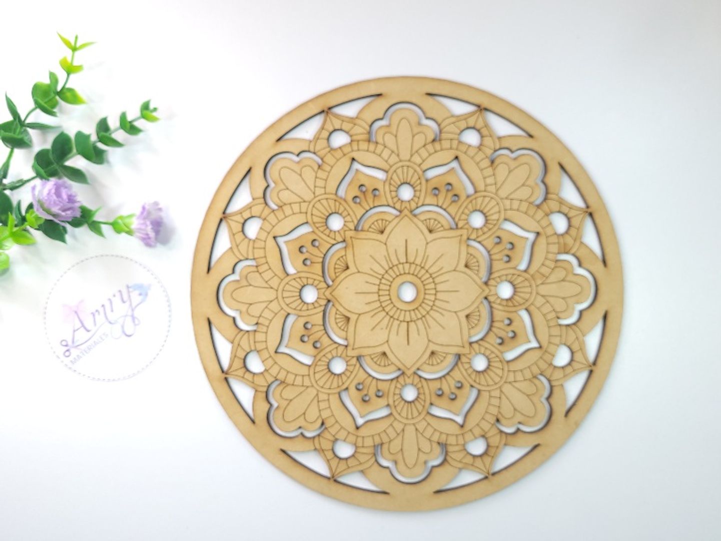 Mándala 20x20cm 3mm