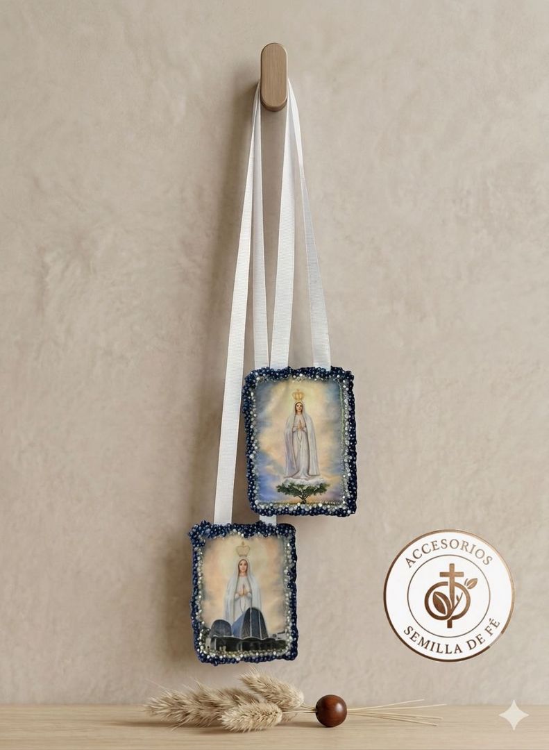 Escapulario de puerta - Virgen de Fátima