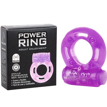 Pleasuring Anillo Vibrador Purple - imagen 1