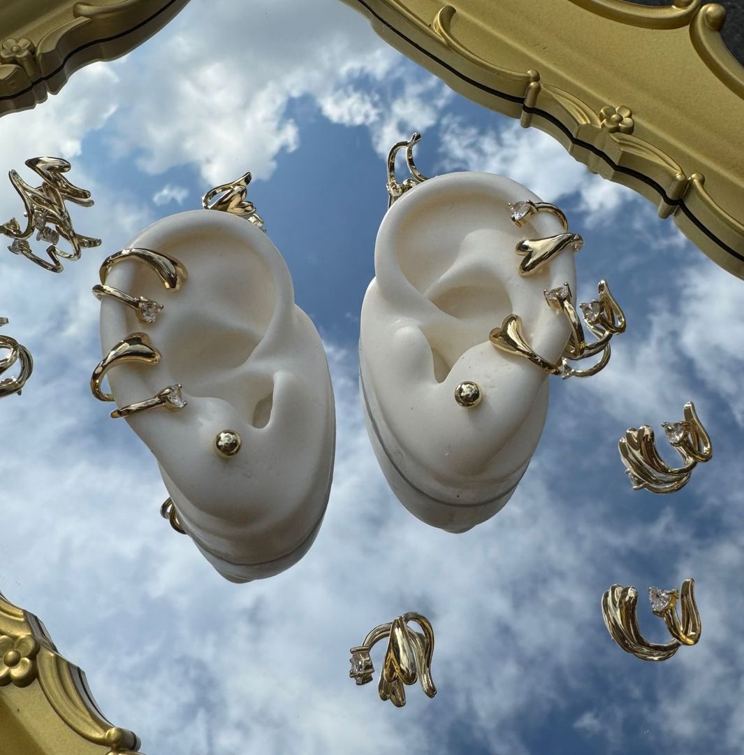 Ear cuff rodio 