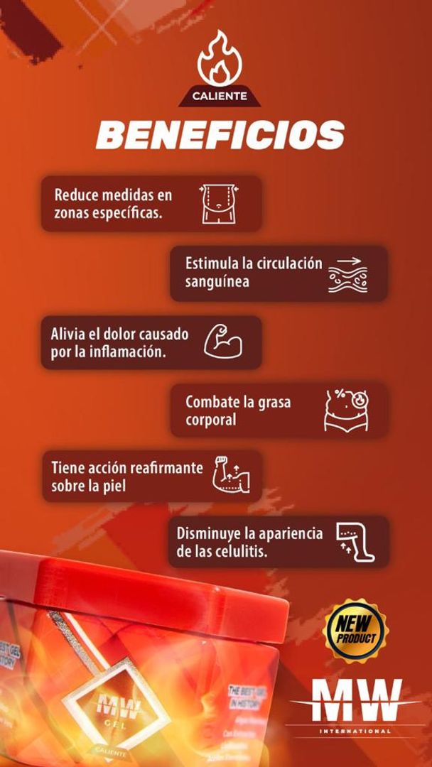 GEL CALIENTE MW 350ML