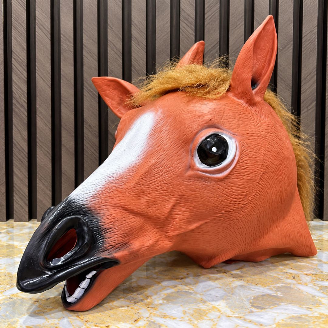 MÁSCARA DE CABALLO LÁTEX 