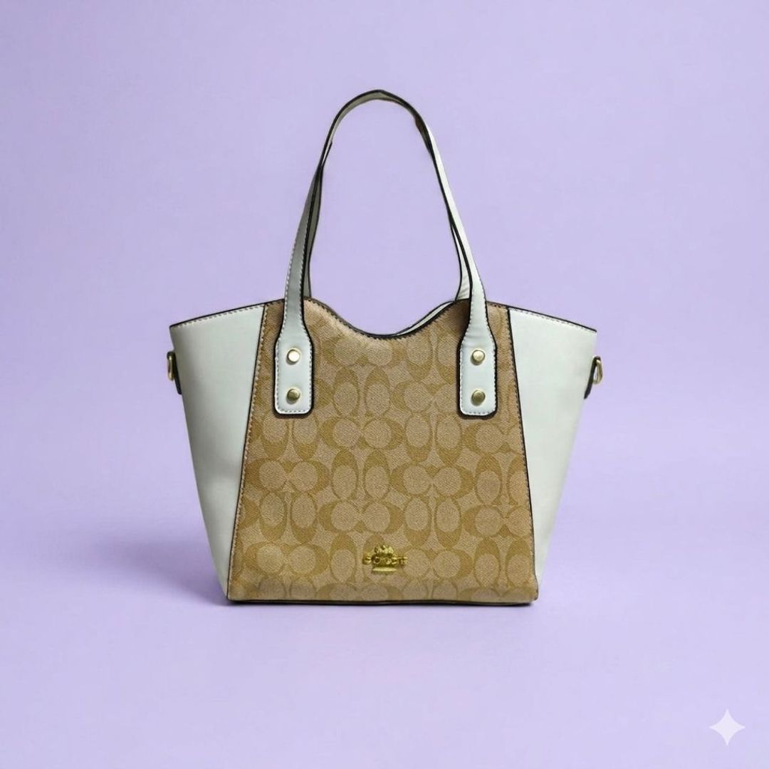 CARTERA COACH BLANCA 