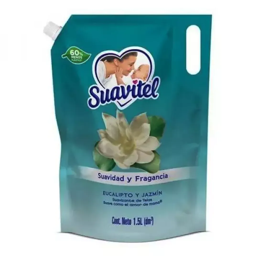 SUAVIZANTE SUAVITEL EUCALIPTO JAZMIN*1500ML