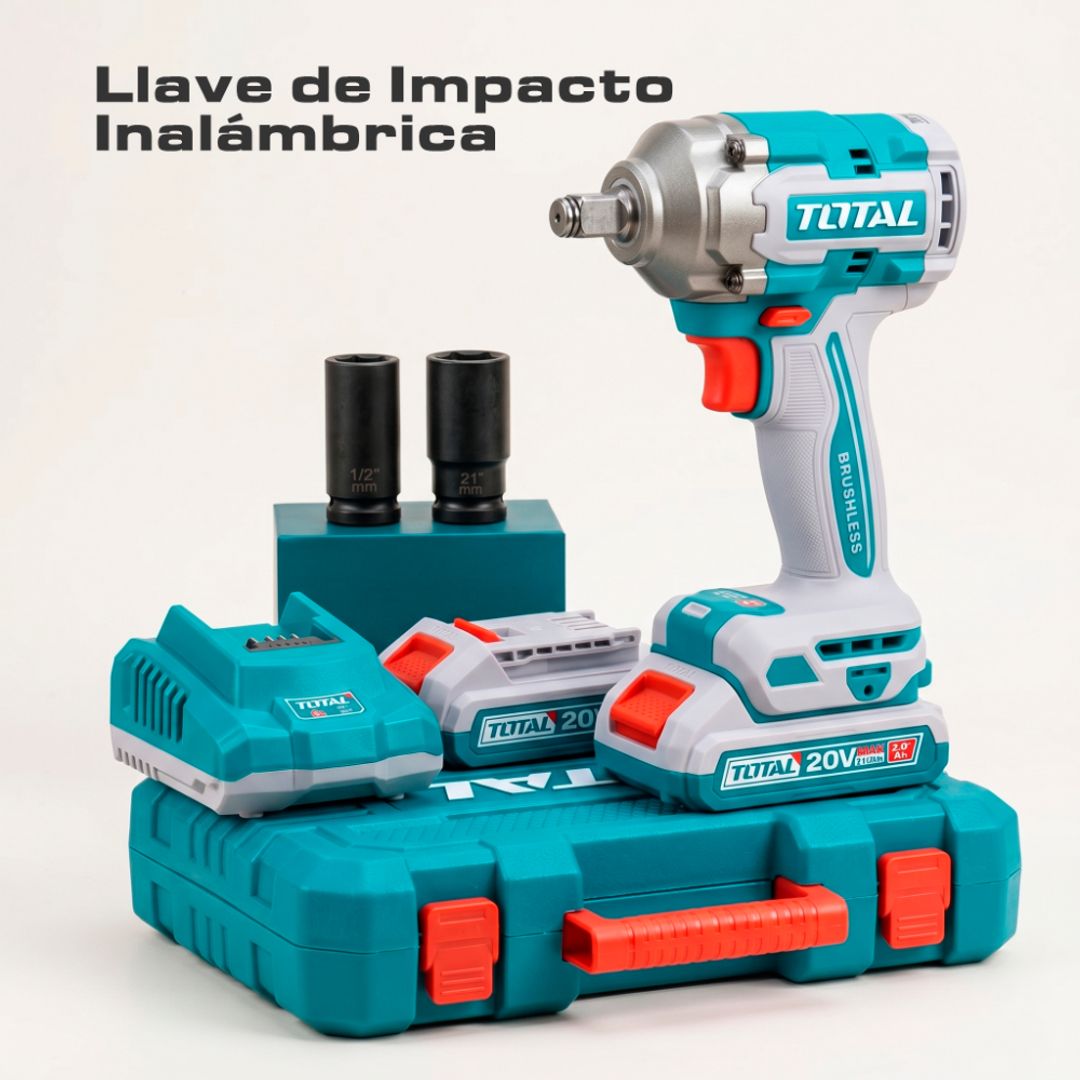 LLAVE DE IMPACTO 350NM 1/2"  MALETA