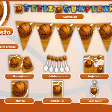 Imagen del producto DECORACIÓN BALONCESTO