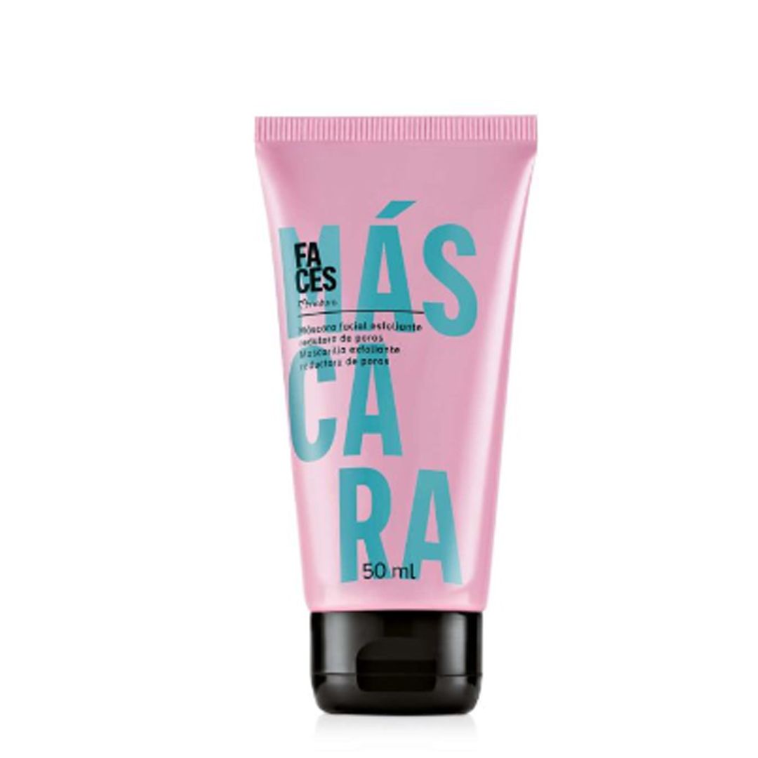 MÁSCARA FACIAL EXFOLIANTE REDUCTORA DE POROS NATURA FACES