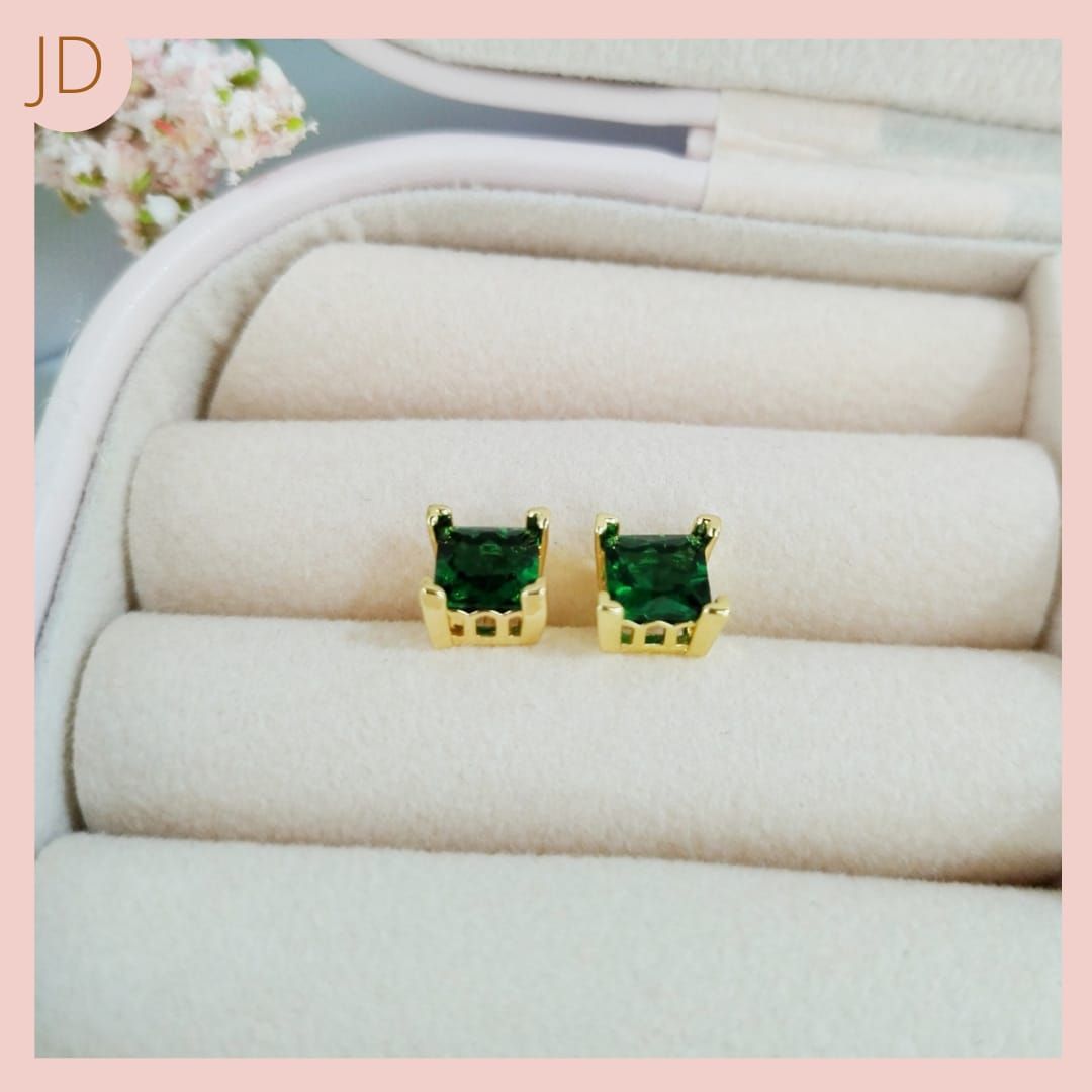 Topos Circón Grande Verde esmeralda y verde claro