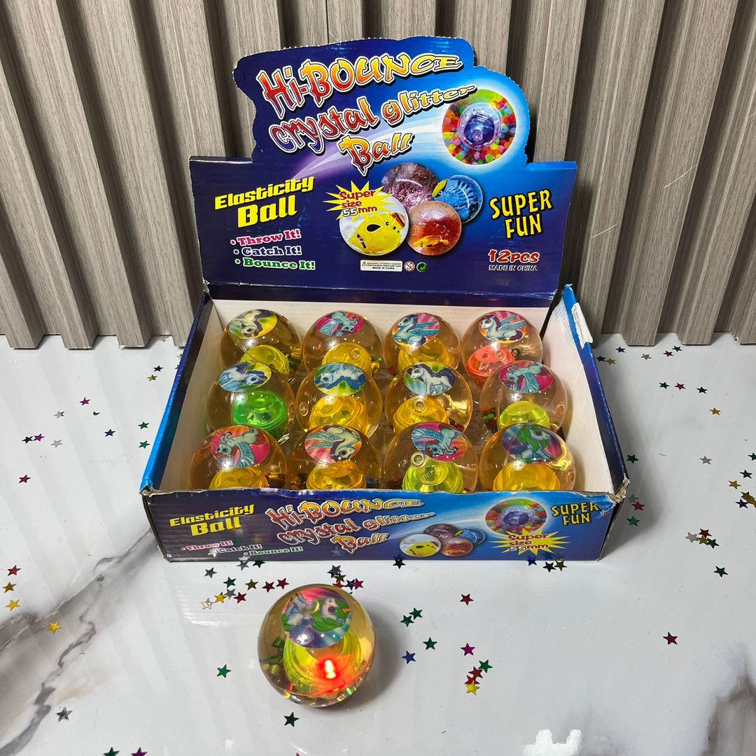 PELOTA DE LUZ PEQUEÑA UNICORNIO