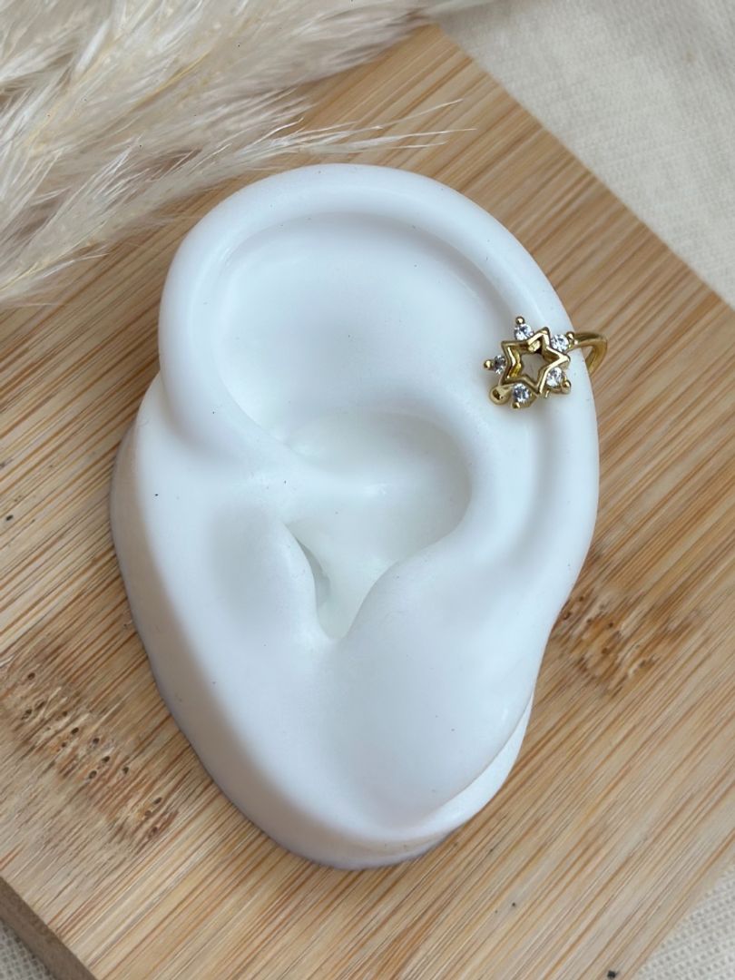 Earcuff estrella 