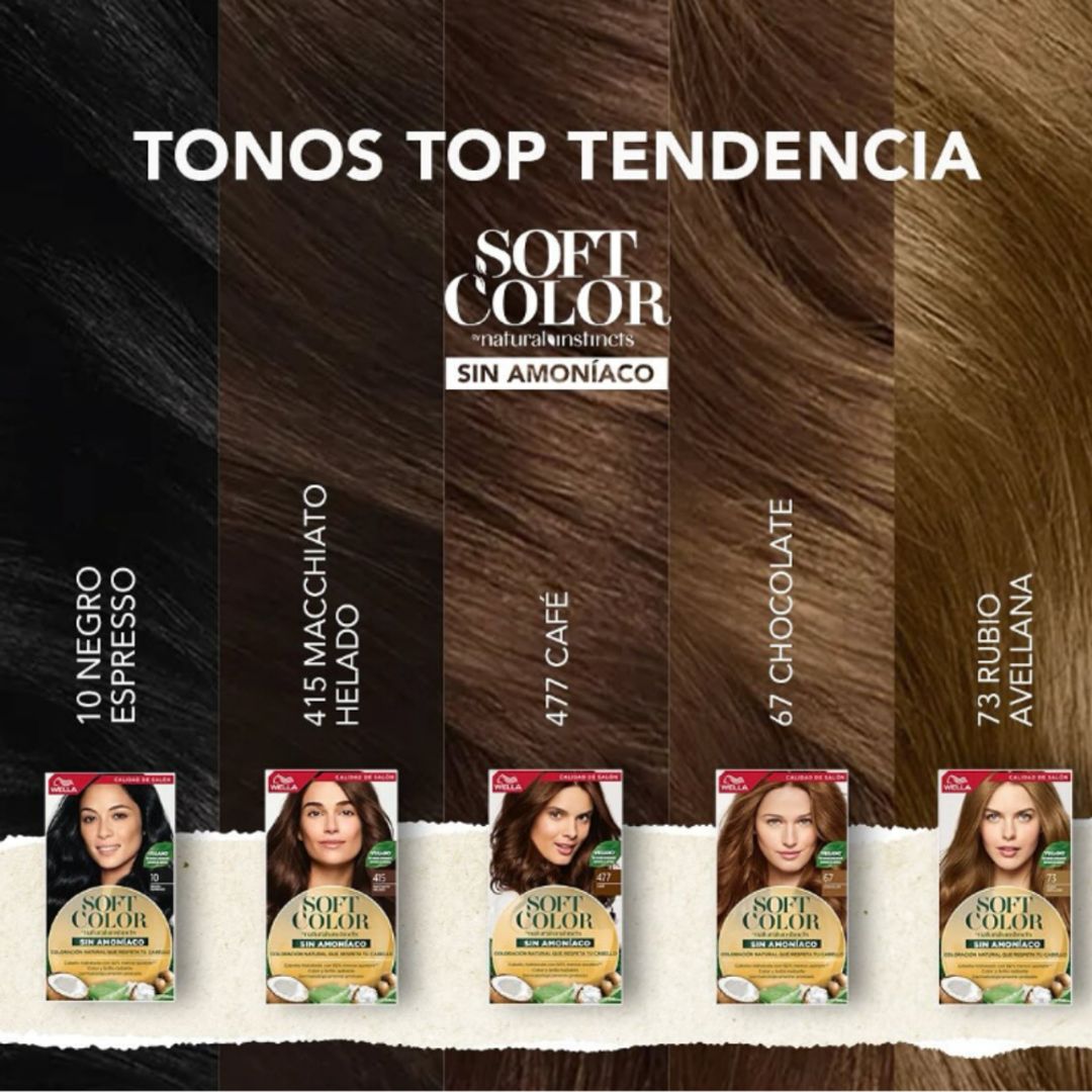 TINTE WELLA SOFT COLOR SIN AMONIACO