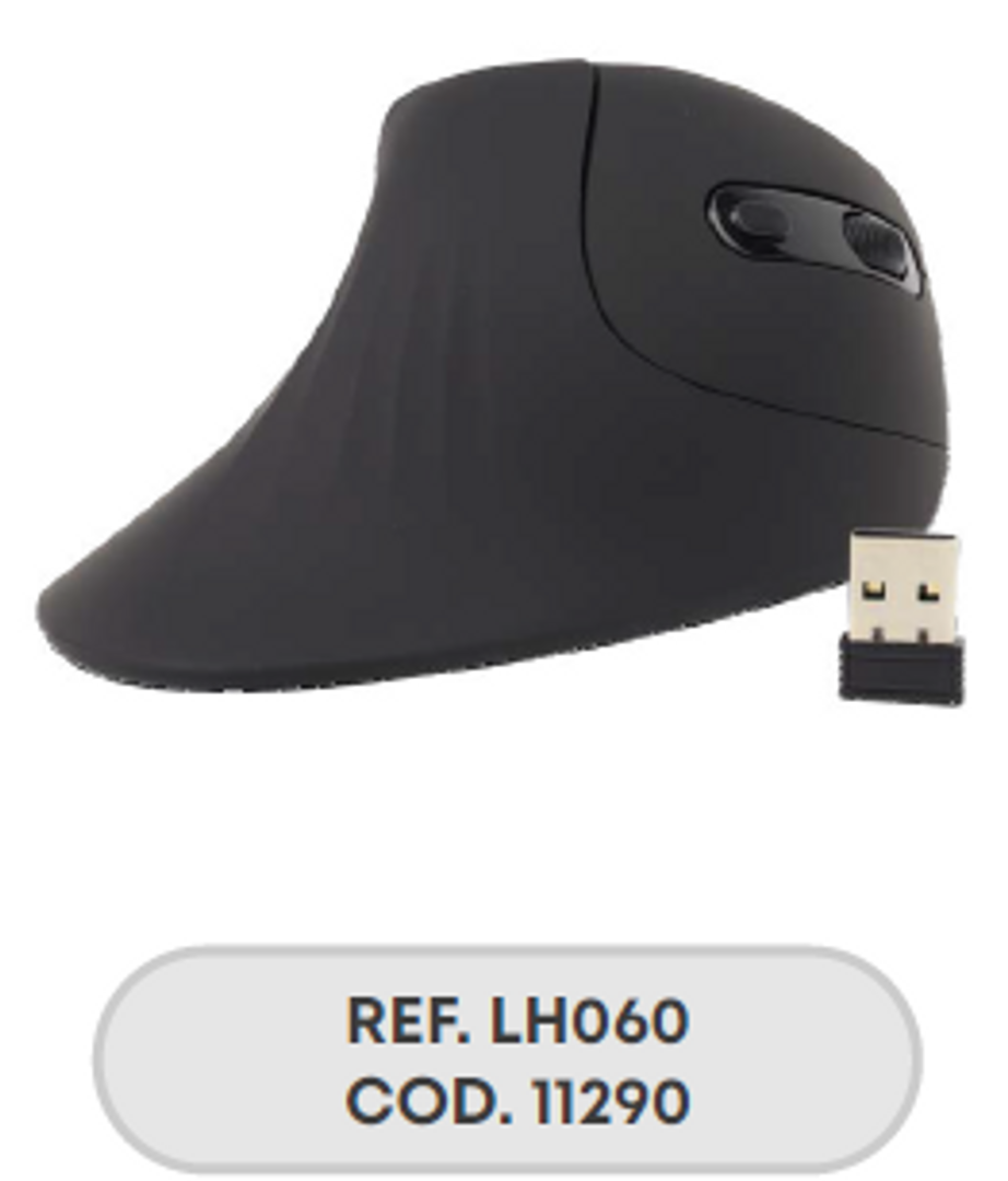 MOUSE VERTICAL INALÁMBRICO RECARGABLE GLOBE