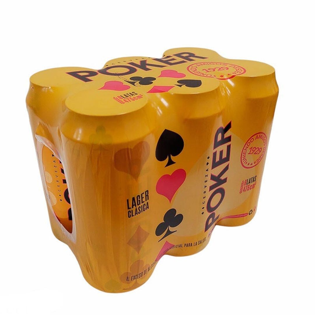 CERVEZA POKER*6*473ML