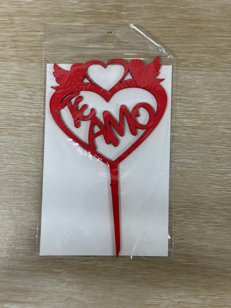 000 TOPPER PEQUEÑO "TE AMO"