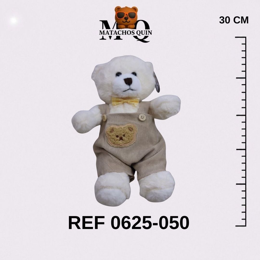 OSO CON OVEROL Y MOÑO