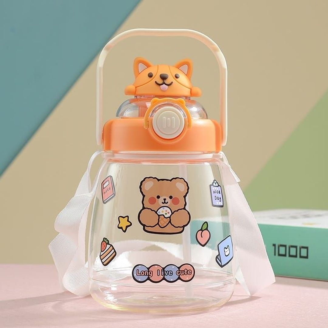 Vaso pitillo animalitos