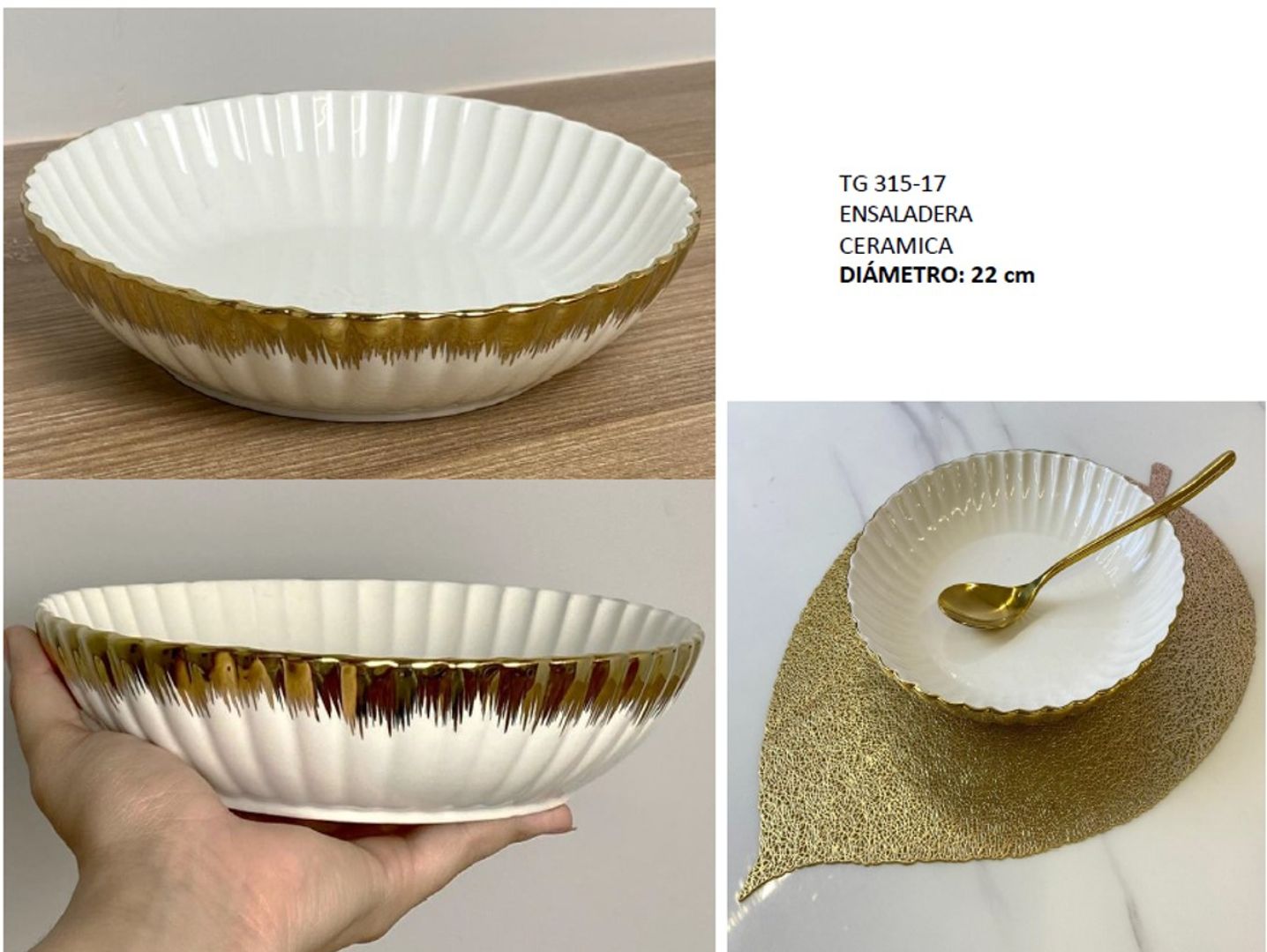 Ensaladera en cerámica 