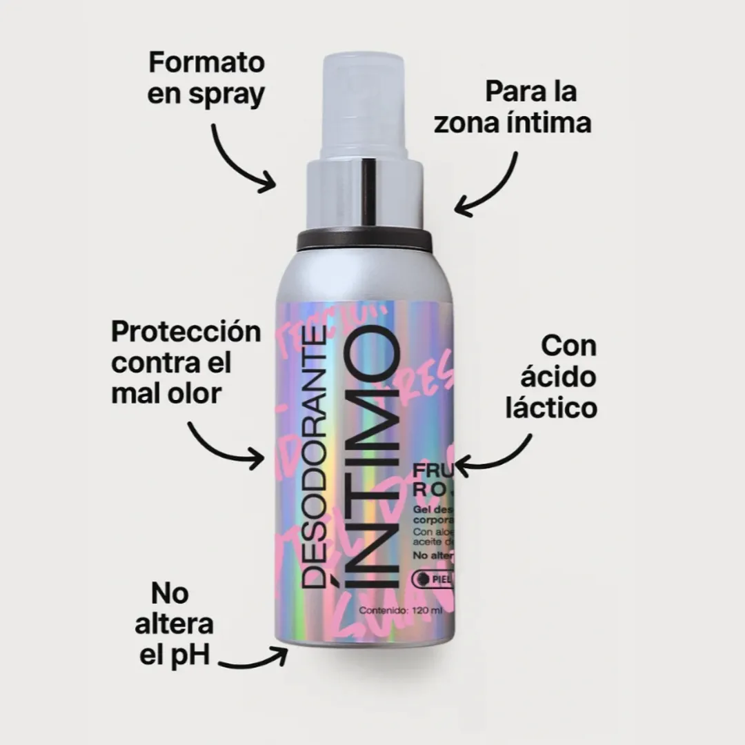 DESODORANTE INTIMO 120ML FRUTOS ROJOS