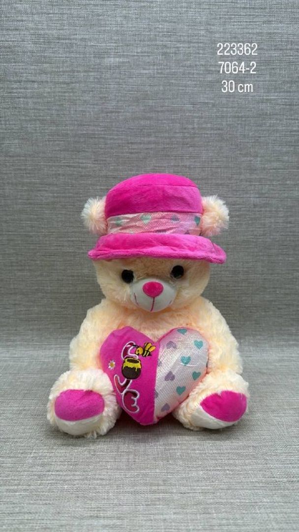 OSO PAVA FUCSIA 30 CM