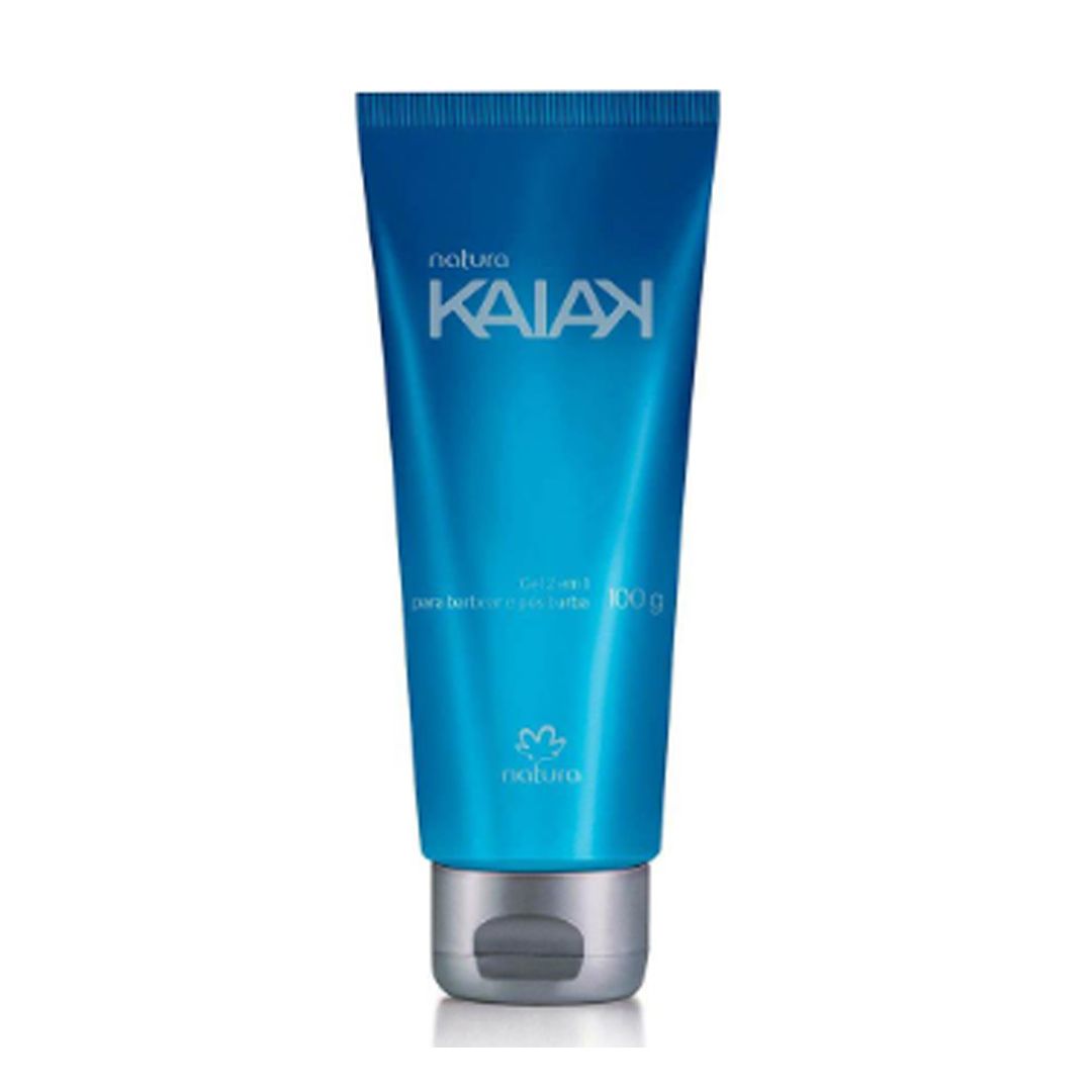 GEL 2 EN 1 DE NATURA KAIAK PARA AFEITAR Y DESPUÉS DEL AFEITADO, 100 G
