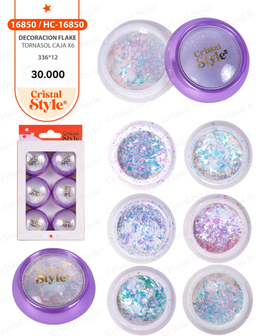Flakes Tornasol x 6