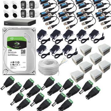 Imagen del producto KIT UNIVIEW X8 INTERIOR Y EXTERIOR 5MP(MEGAPIXELES)