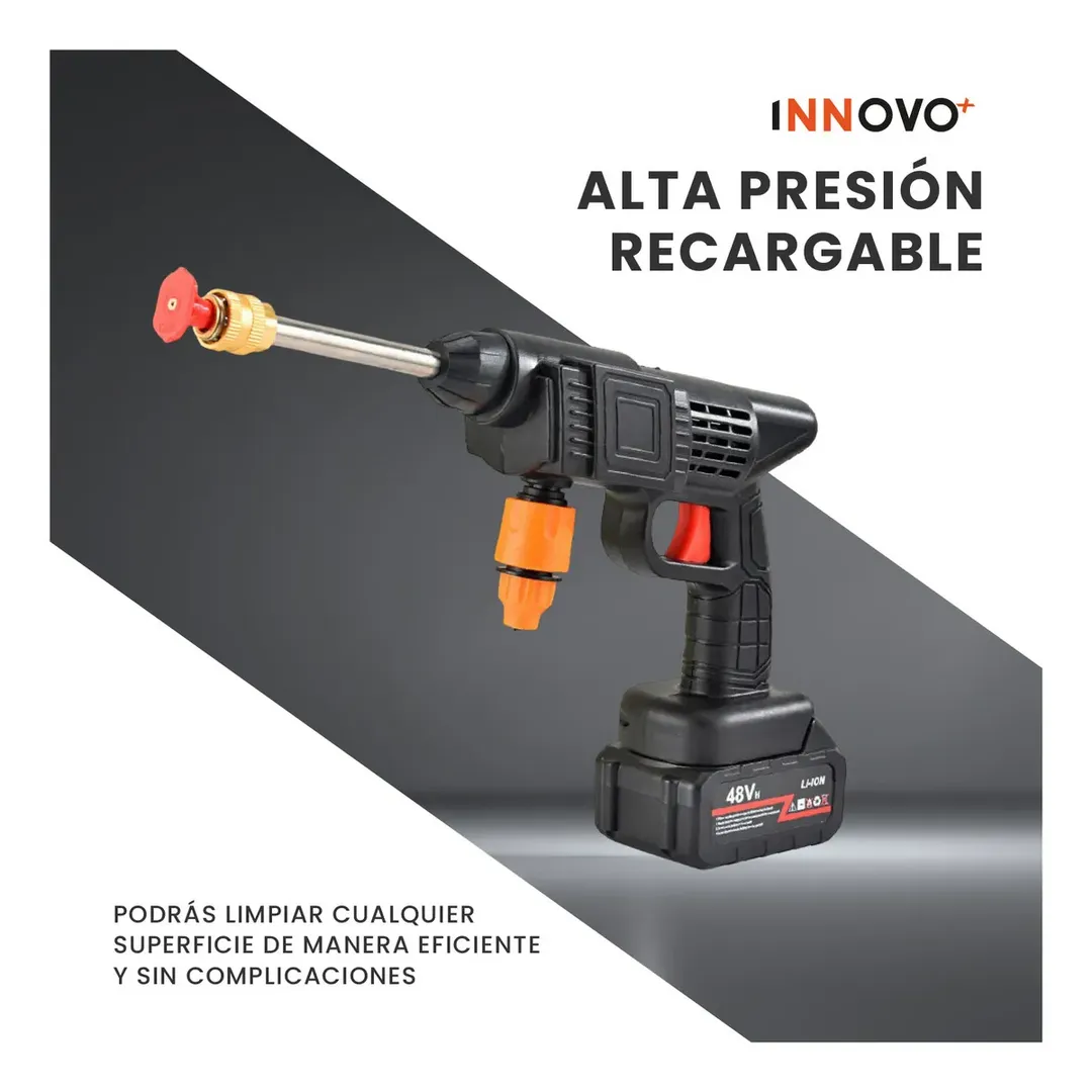 HIDROLAVADORA ALTA PRECION 2 CHORROS 1 BATERIA 48v  
