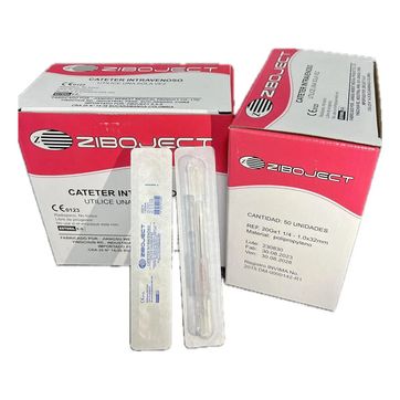 Imagen del producto CATETER 20G ROSADO ZIBOJECT UNIDAD