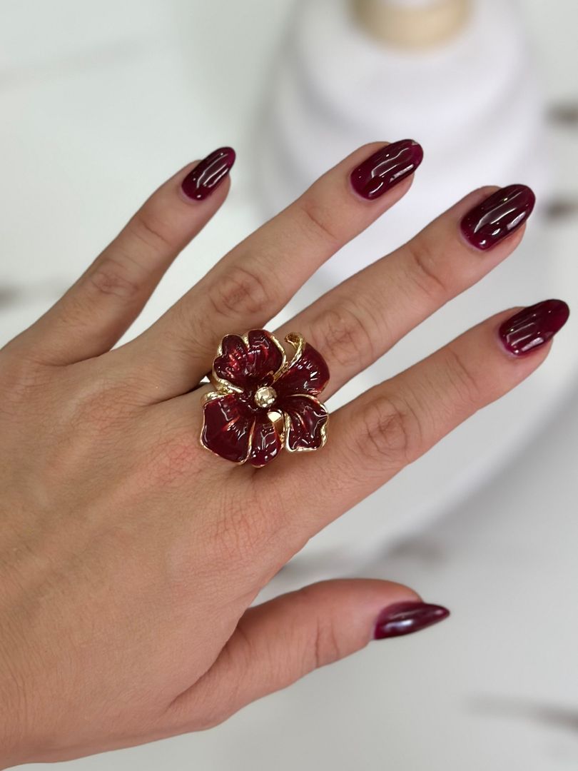 Anillo flor 