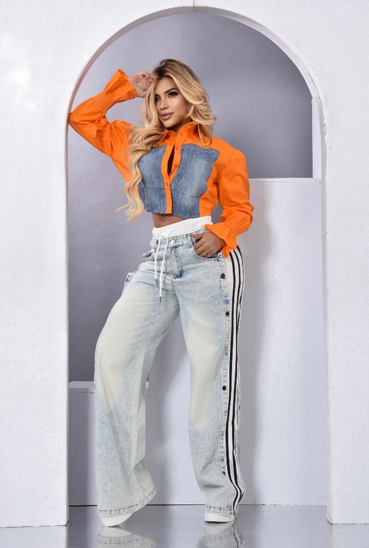 JEAN TIPO ADIDAS FASHION LOVE