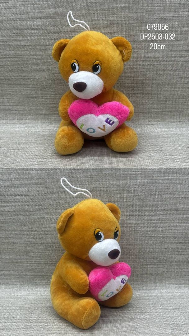 ZOOLÓGICO CON CORAZÓN SURTIDO 20 CM