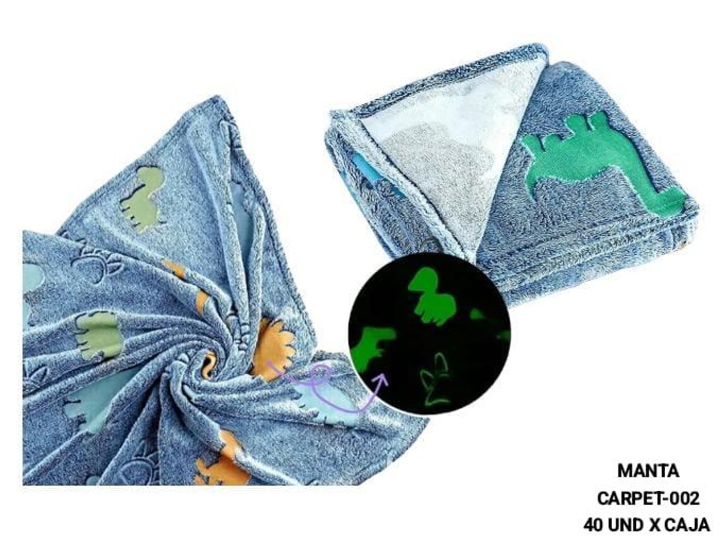 MANTA QUE SE ILUMINA EN LA OSCURIDAD