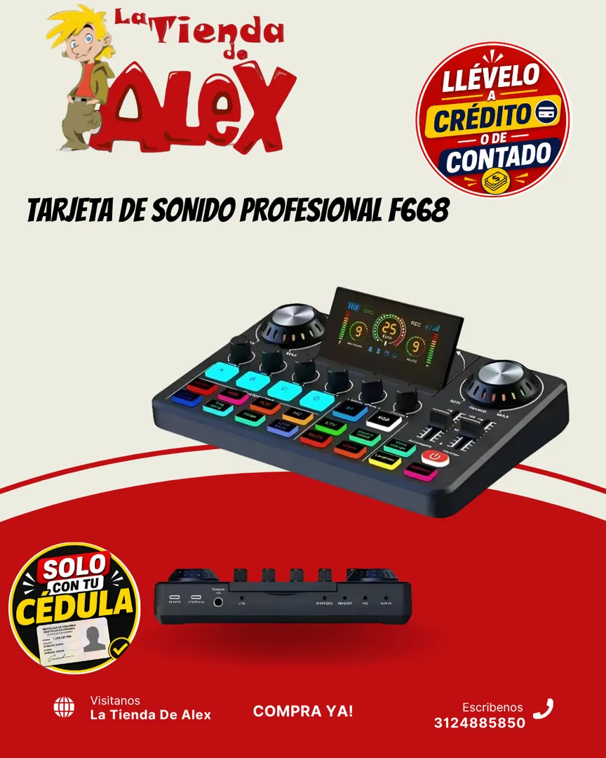 TARJETA DE SONIDO PROFESIONAL F668
