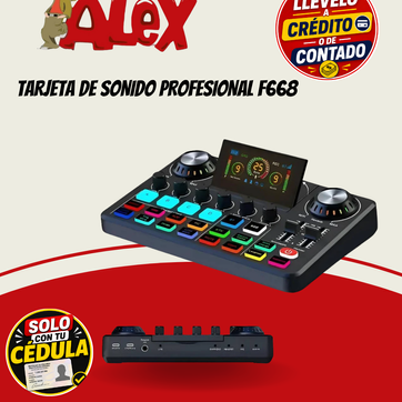 Imagen del producto TARJETA DE SONIDO PROFESIONAL F668