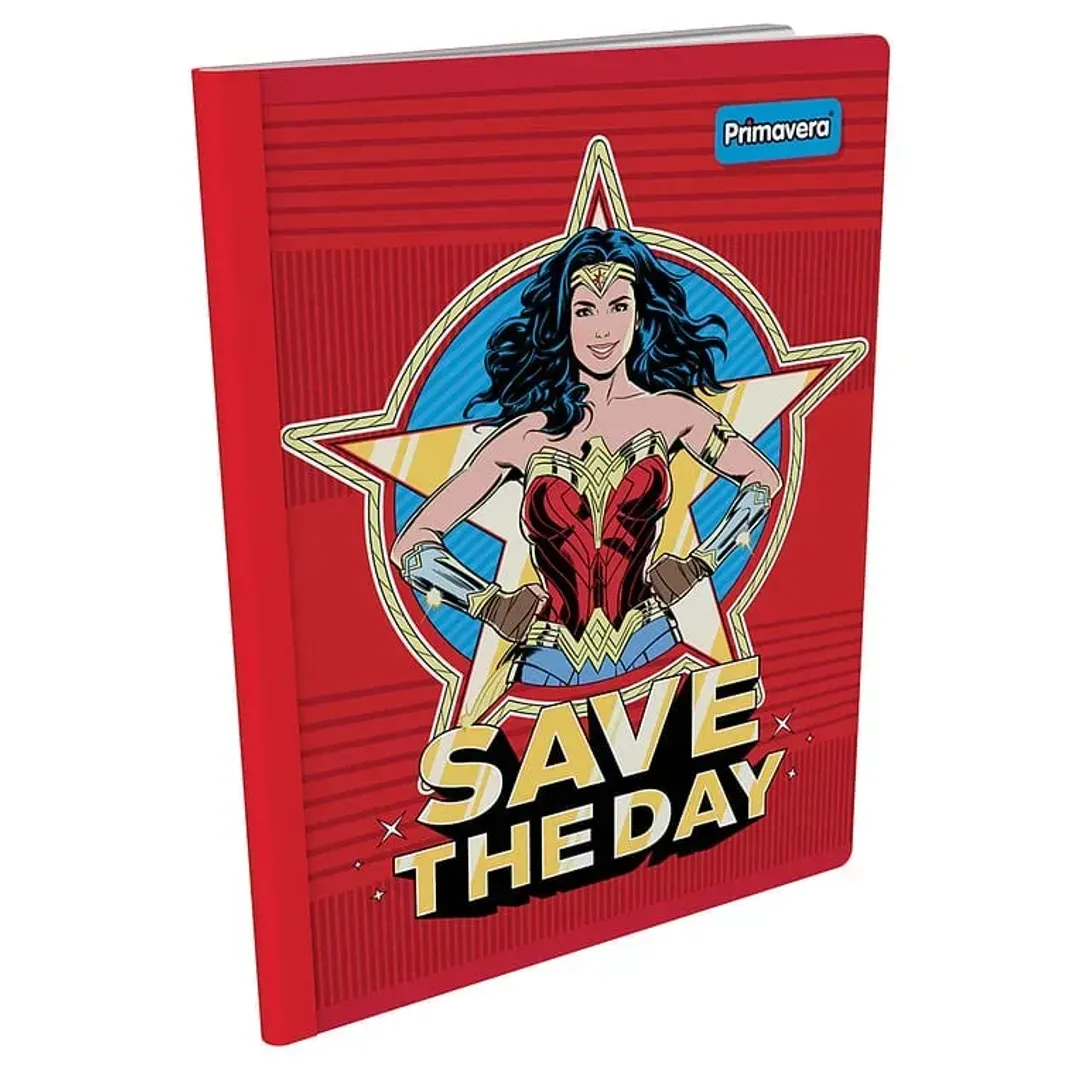 Cuaderno 100 hojas Mujer maravilla 