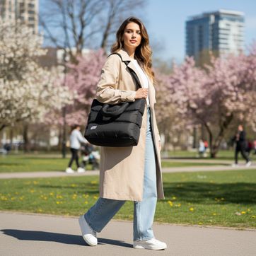 PUFFY BAG DALIA NEGRO - imagen 1