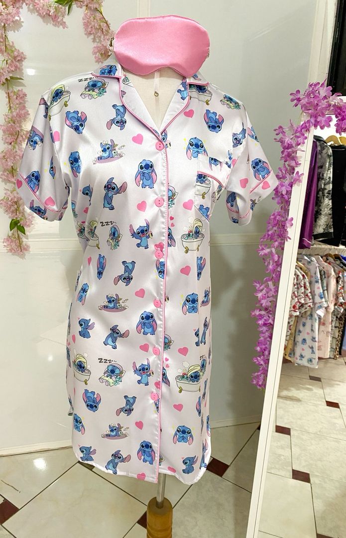 Camisón "Stitch" / Seda